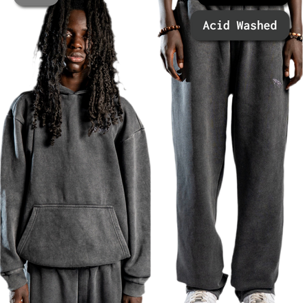 SIGNATURE TRACKSUIT WASHED ANTHRAZIT