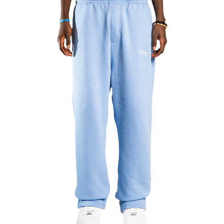 SIGNATURE OPEN LEG JOGGER PUDER BLAU