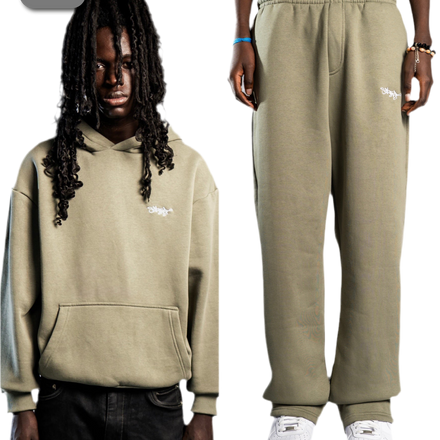 SIGNATURE TRACKSUIT OLIVE GRÜN