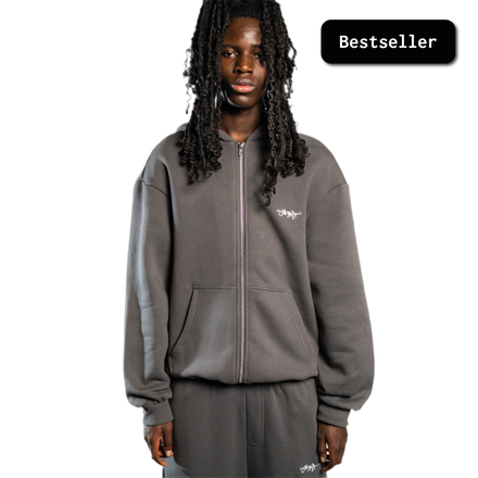 SIGNATURE ZIP HOODIE ANTHRAZIT