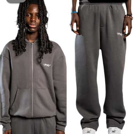 SIGNATURE ZIP TRACKSUIT ANTHRAZIT
