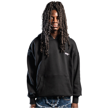 HEAVY SIGNATURE HOODIE SCHWARZ