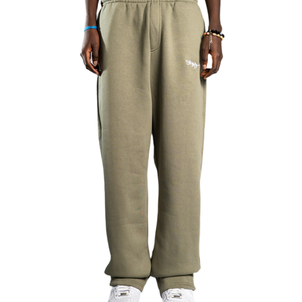 SIGNATURE OPEN LEG JOGGER OLIVE GRÜN