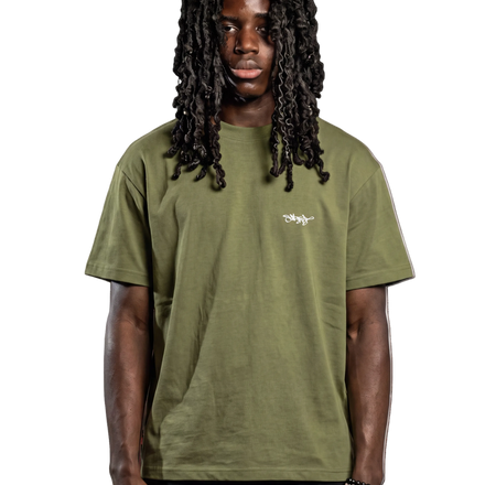 SIGNATURE REGULAR FIT T-SHIRT OLIVE