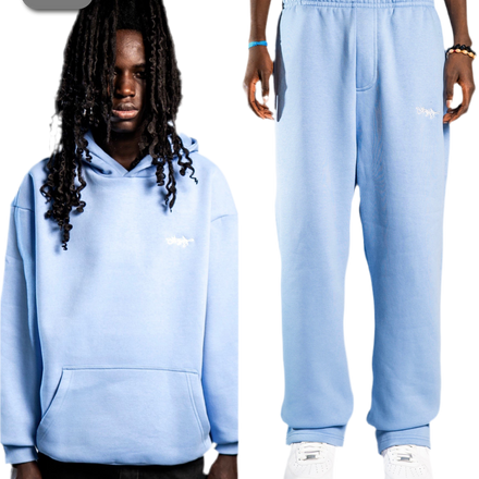 SIGNATURE TRACKSUIT PUDER BLAU