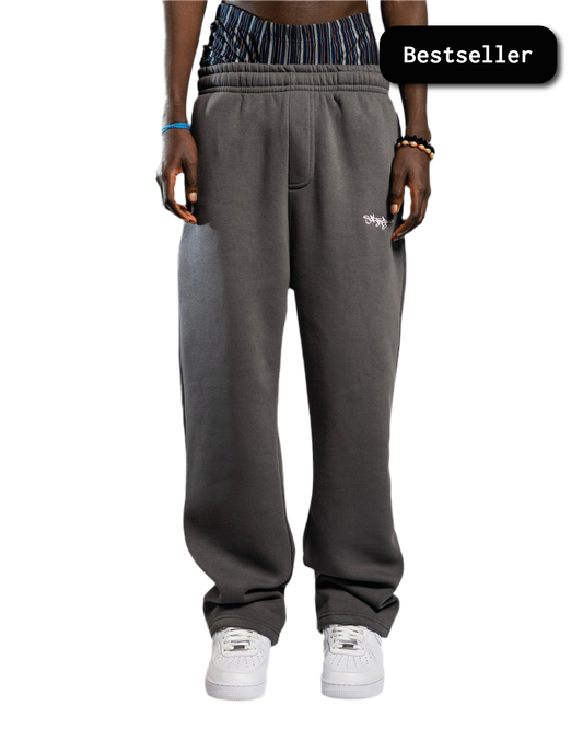 SIGNATURE OPEN LEG JOGGER ANTHRAZIT