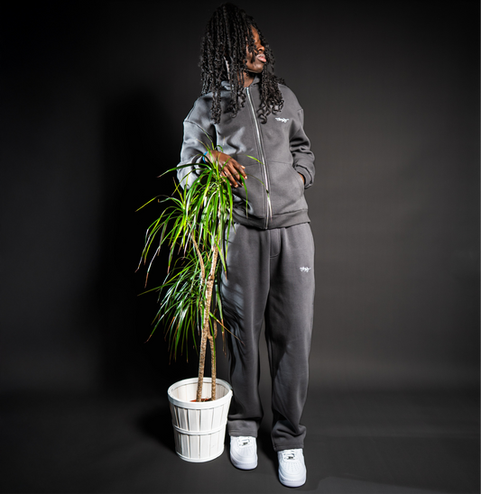 SIGNATURE OPEN LEG JOGGER ANTHRAZIT