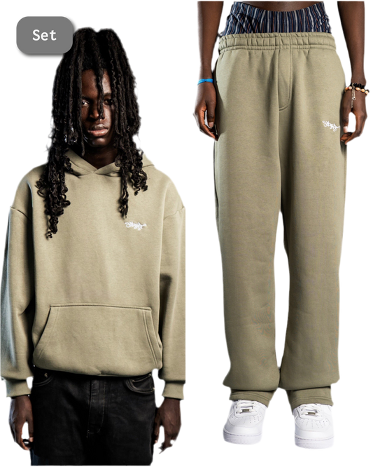 SIGNATURE TRACKSUIT OLIVE GRÜN