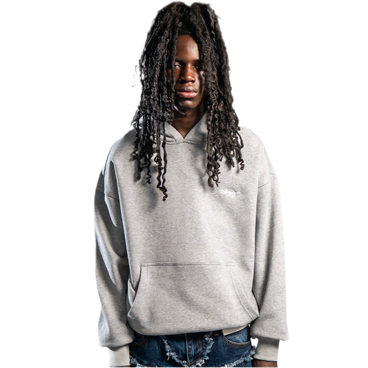 HEAVY SIGNATURE HOODIE SPORT GREY