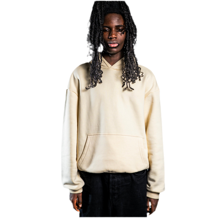 NO LOGO HOODIE VANILLE