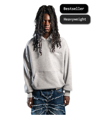 HEAVY SIGNATURE HOODIE SPORT GREY