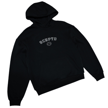COLLEGE HOODIE SCHWARZ