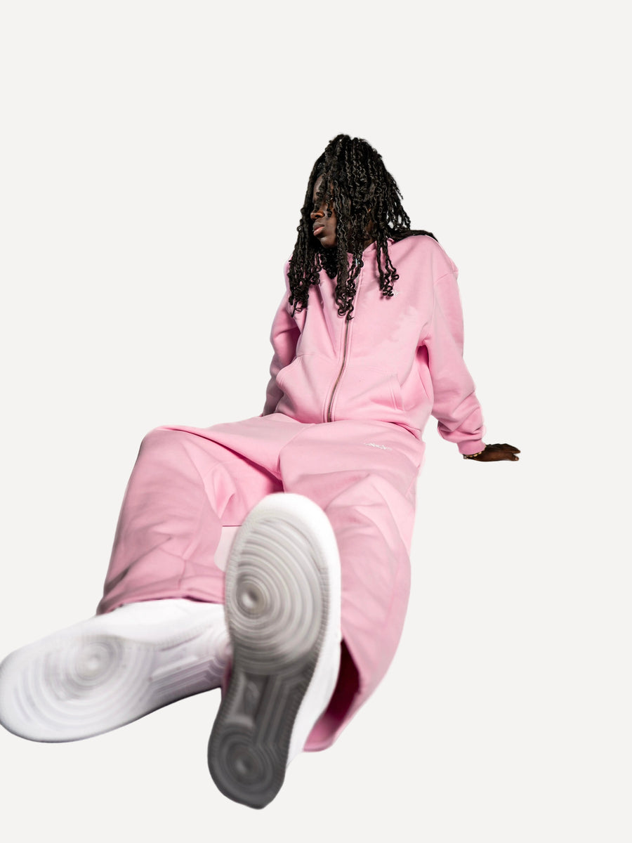 SIGNATURE ZIP TRACKSUIT SOFT PINK