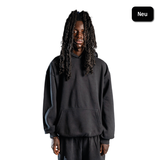 SIGNATURE HOODIE WASHED BLACK