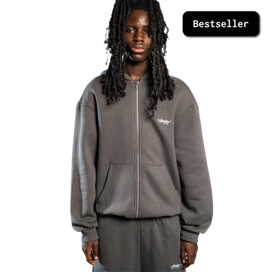SIGNATURE ZIP HOODIE ANTHRAZIT