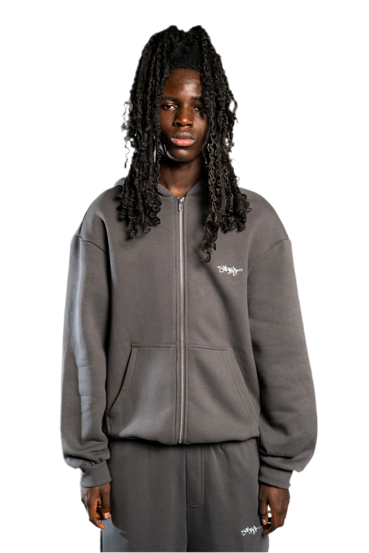 SIGNATURE ZIP HOODIE ANTHRAZIT