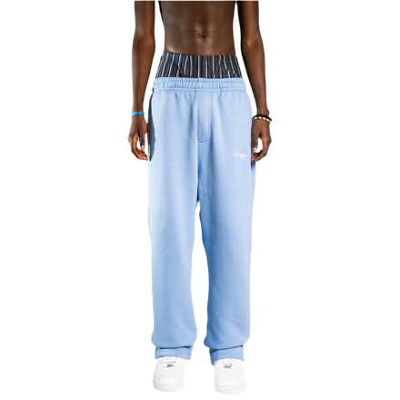 SIGNATURE OPEN LEG JOGGER PUDER BLAU
