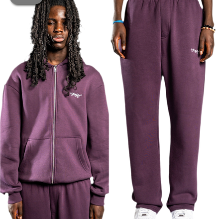 SIGNATURE ZIP TRACKSUIT LILA