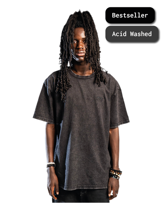 SIGNATURE T-SHIRT WASHED BLACK