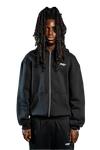 SIGNATURE ZIP HOODIE SCHWARZ