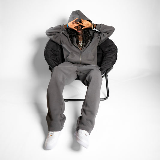 SIGNATURE OPEN LEG JOGGER ANTHRAZIT