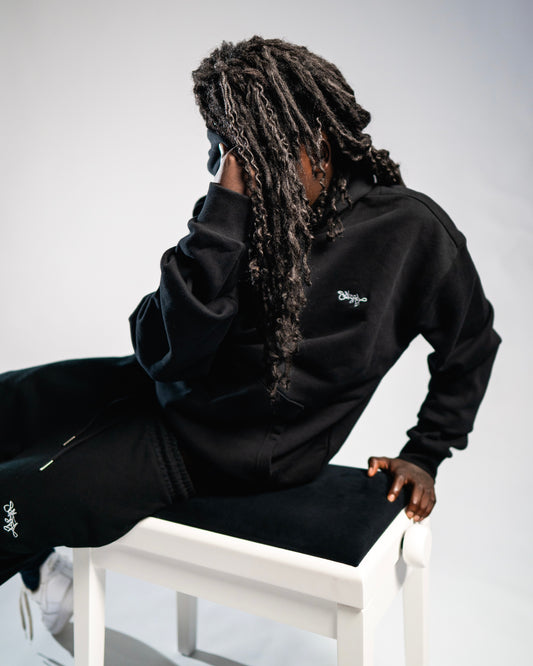 HEAVY SIGNATURE HOODIE SCHWARZ