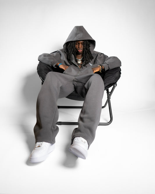 SIGNATURE OPEN LEG JOGGER ANTHRAZIT