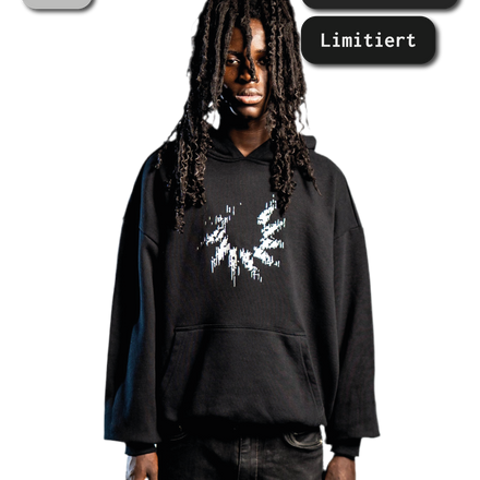 HEAVY LOADING CIRCLE HOODIE BLACK