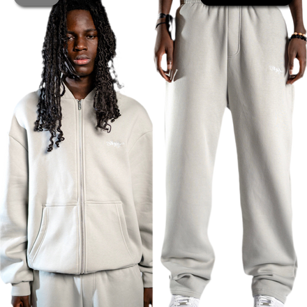SIGNATURE ZIP TRACKSUIT NEBEL GRAU