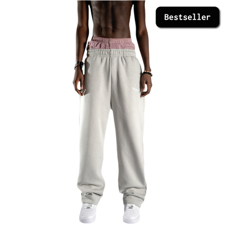 SIGNATURE OPEN LEG JOGGER NEBEL GRAU