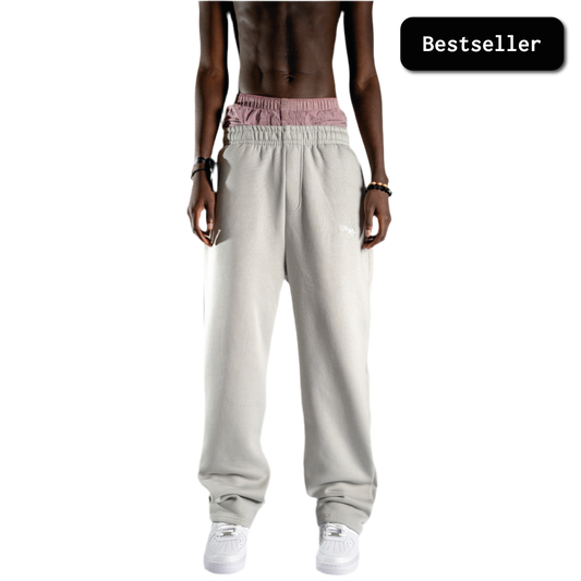 SIGNATURE OPEN LEG JOGGER NEBEL GRAU