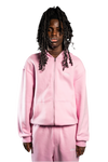 SIGNATURE ZIP HOODIE SOFT PINK