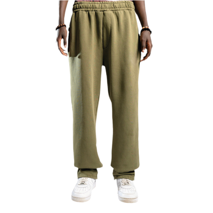 NO LOGO OPEN LEG JOGGER KHAKI