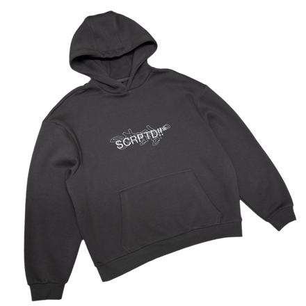I AM SCRPTD HOODIE ANTHRAZIT 1 OF 1