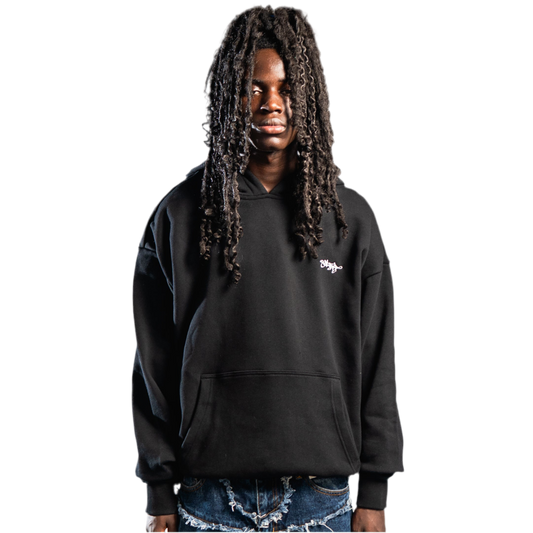 HEAVY SIGNATURE HOODIE SCHWARZ