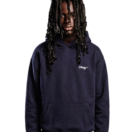 SIGNATURE HOODIE NAVY BLUE
