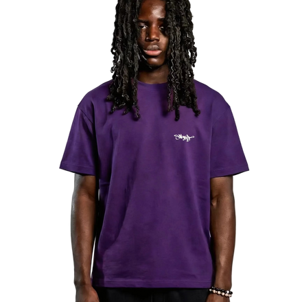SIGNATURE REGULAR FIT T-SHIRT ULTRA VIOLETT