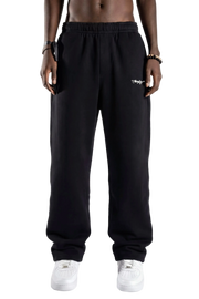 SIGNATURE OPEN LEG JOGGER SCHWARZ