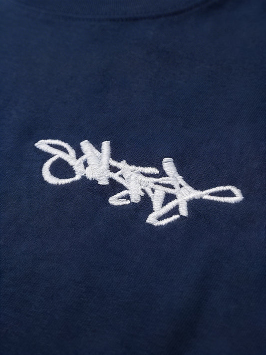 SIGNATURE REGULAR FIT T-SHIRT NAVY BLUE