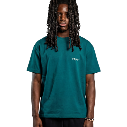SIGNATURE REGULAR FIT T-SHIRT RETRO GREEN