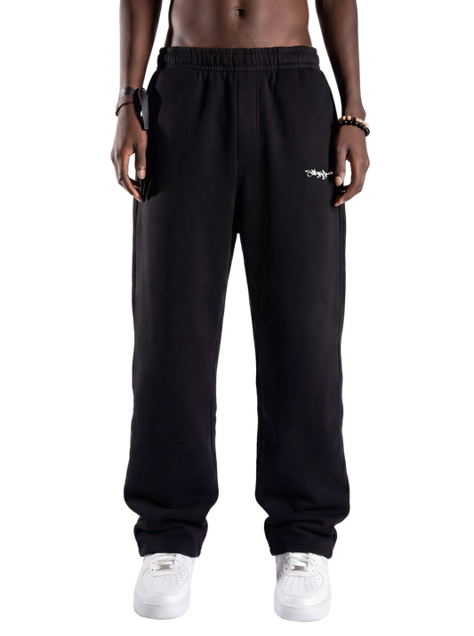 SIGNATURE OPEN LEG JOGGER SCHWARZ