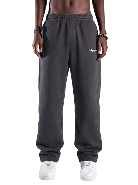 SIGNATURE OPEN LEG JOGGER ANTHRAZIT