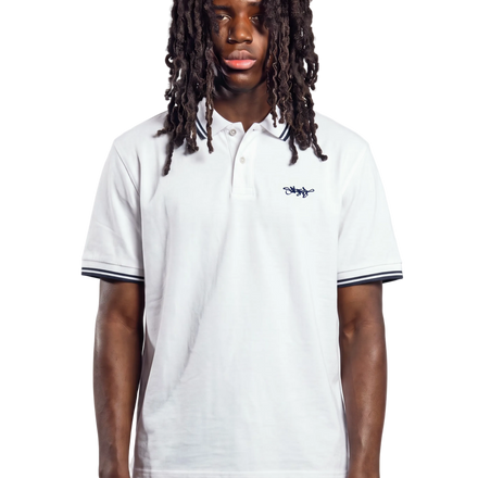 SIGNATURE POLO WHITE/NAVY