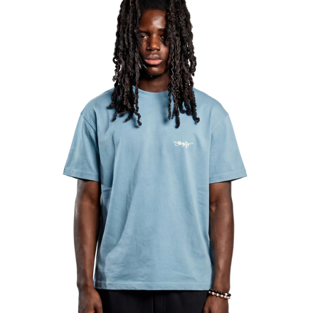 SIGNATURE REGULAR FIT T-SHIRT OCEAN BLUE