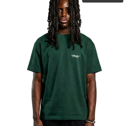 SIGNATURE REGULAR FIT T-SHIRT DARK GREEN