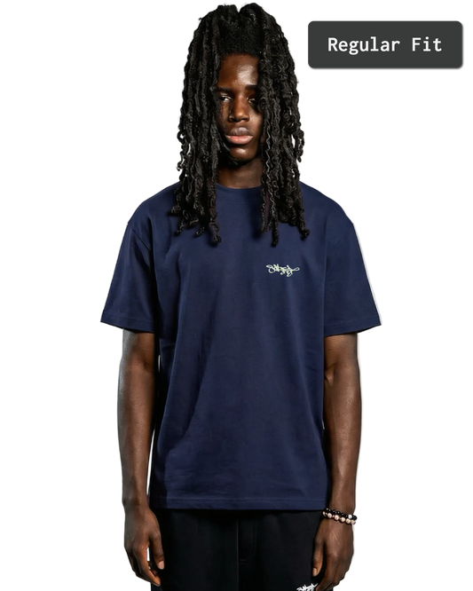 SIGNATURE REGULAR FIT T-SHIRT NAVY BLUE