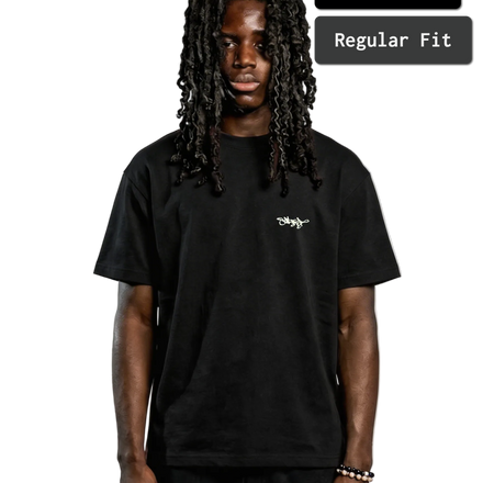 SIGNATURE REGULAR FIT T-SHIRT SCHWARZ