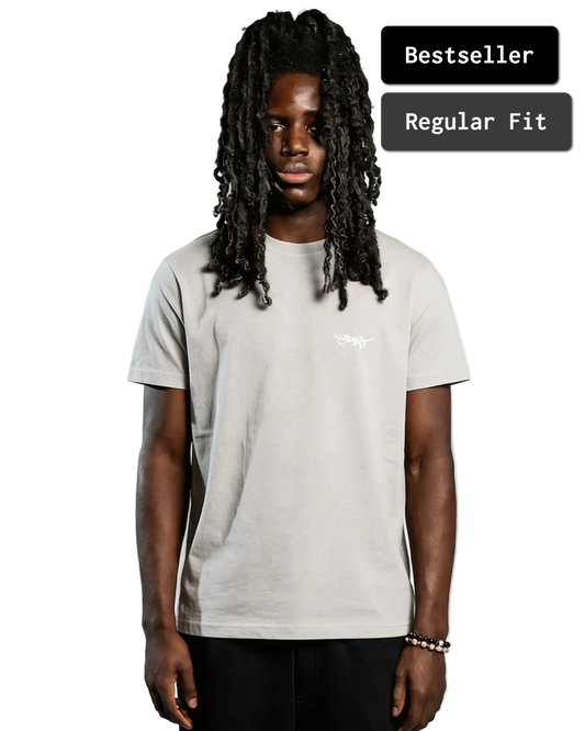 SIGNATURE REGULAR FIT T-SHIRT NEBEL GRAU