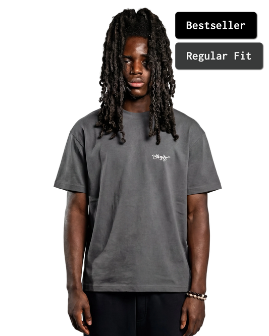 SIGNATURE REGULAR FIT T-SHIRT ANTHRAZIT
